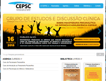 Tablet Screenshot of cepsc.org.br